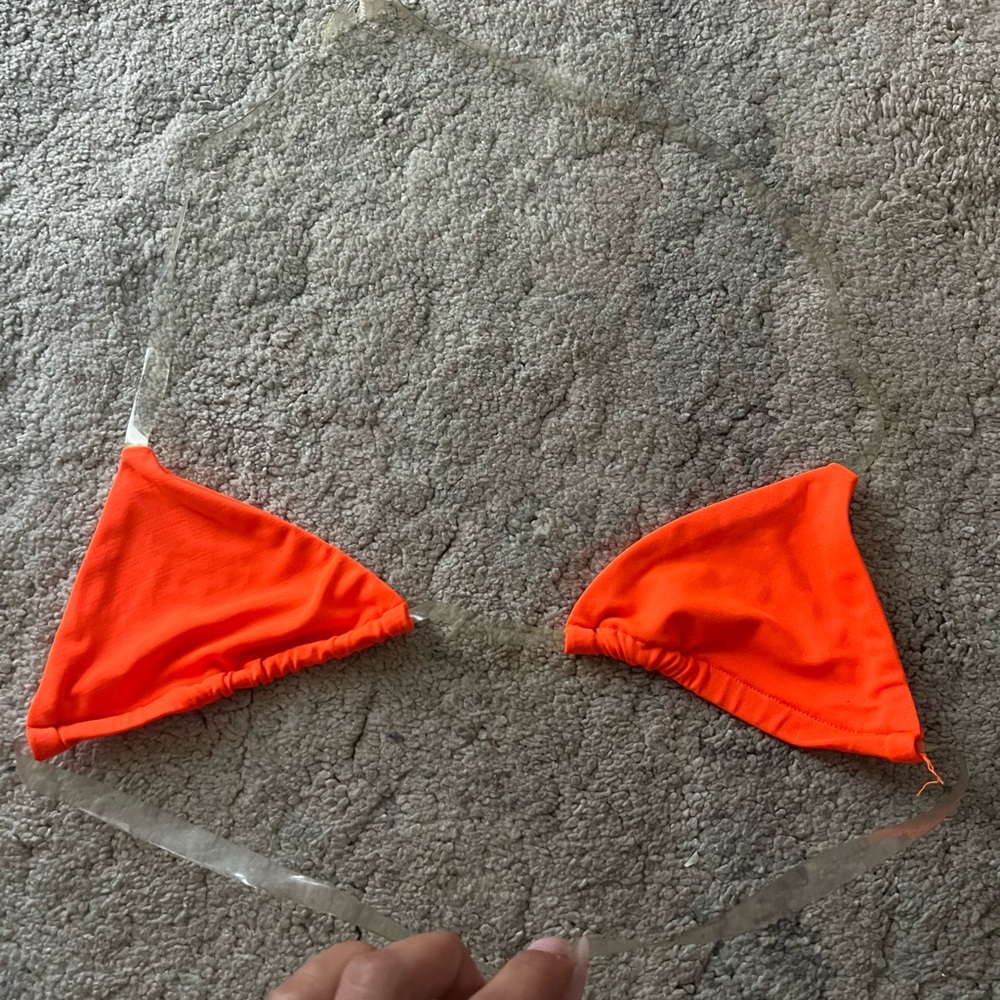 Neon orange OhPolly swim top🧡🍑